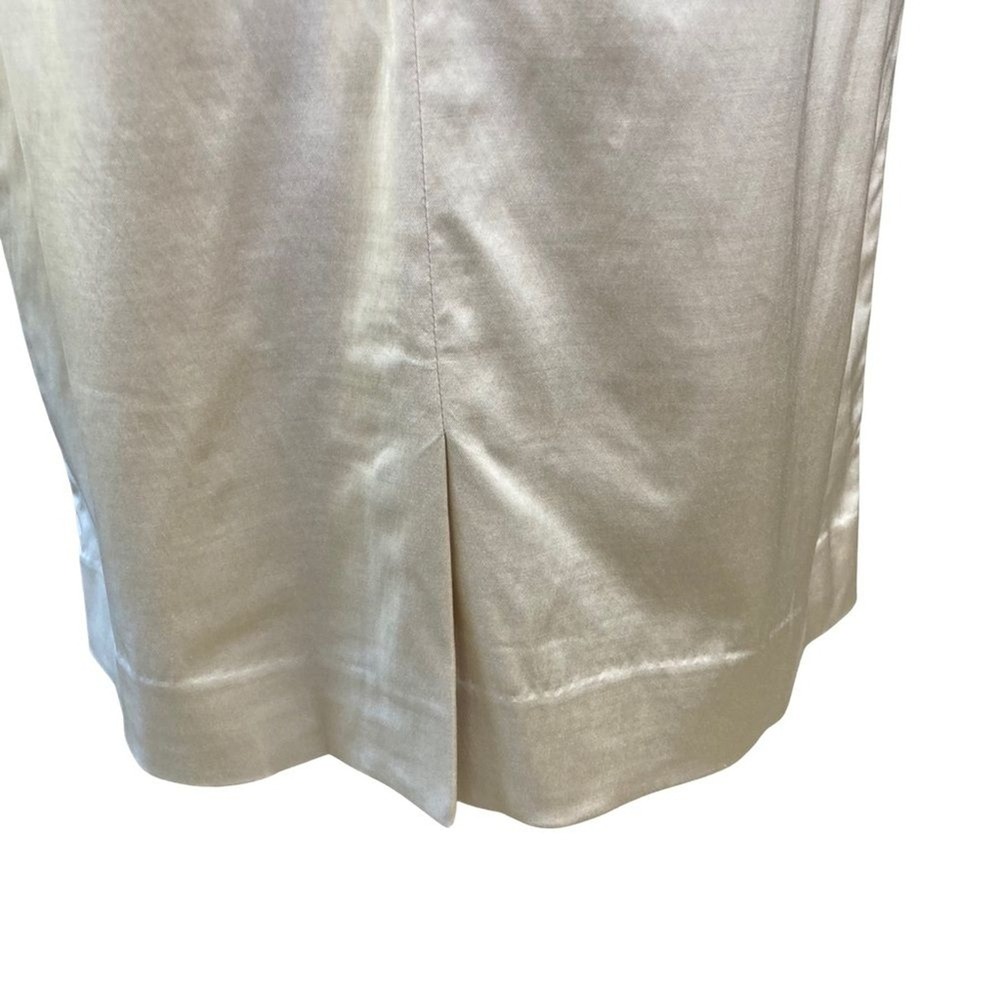 New Antonio Melani Women's Dress Sz 6 Gold Viscose Sequin‎ Sheath Party New - Picture 7 of 11
